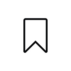 Bookmark vector icon sign symbol.