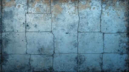 Obraz premium High-Resolution Blue & Gray Concrete Texture, Grunge Vintage Wall Art Background for Design Projects