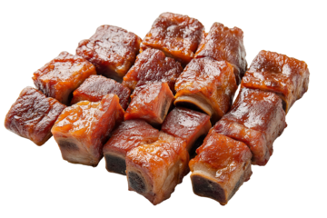 Black female doctor wearing glasses with stethoscope isolated on white background.