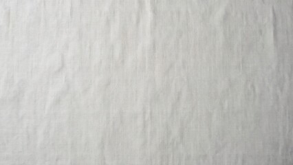 Fototapeta premium Close-up White Linen Fabric Texture & Gray Canvas Wallpaper Pattern, Design Background