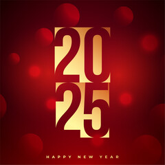 modern style 2025 new year wishes background