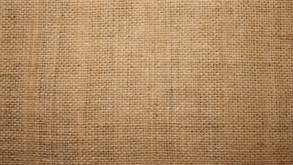 Fototapeta premium High-Resolution Burlap Fabric Texture, Organic Woven Background with Frayed Edges for Design Projects, Detailed Close-up of Natural Jute Material