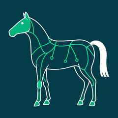 Horse vector illustration 