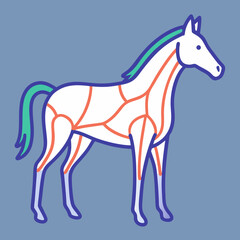 Horse vector illustration 