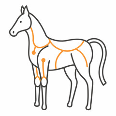 Horse vector illustration 