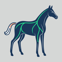 Horse vector illustration 