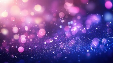 Close-up view soft light on royal purple and navy blue in a mystical abstract design