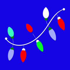 set of Christmas light & elements