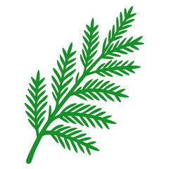 Fototapeta premium illustration of a Christmas tree