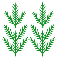 Fototapeta premium illustration of a Christmas tree