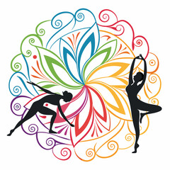 Obraz premium yoga lotus pose