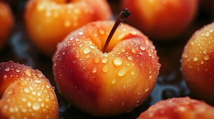 Juicy Nectarines: Fresh, Ripe, Summer Fruit