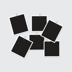 Creative Photo Collage Vector Design. collage templates