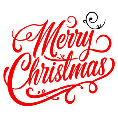 Happy Merry Christmas Vector illustration