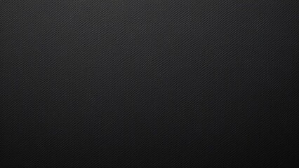 Seamless Black Fabric Texture, Detailed Close-Up of Woven Textile Background