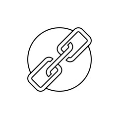 Hyperlink Outline Icon