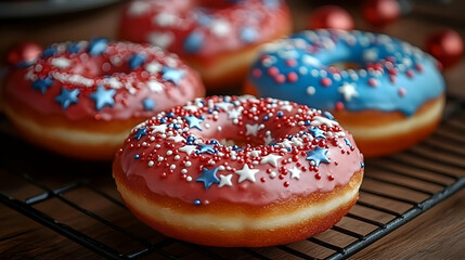 Glazed Donuts with Sprinkles: A Sweet Treat