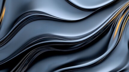 Obraz premium Fluid motion design abstract space digital art in a modern elegant environment