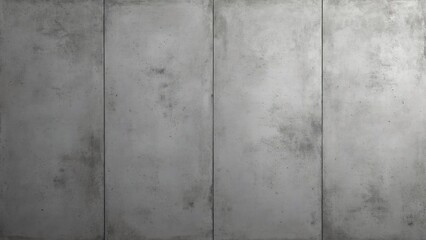 High-Resolution Seamless Gray Concrete Texture Panorama, Realistic Industrial Background for Design Projects