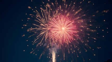 Fototapeta premium Spectacular Fireworks Display at Night