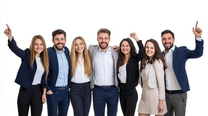 Fototapeta premium a group of people standing next to each other