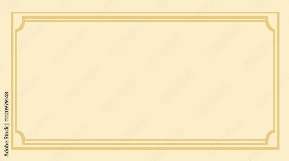 Leinwandbilder a light beige background featuring a simple outlined text box, providing a clean and elegant frame f