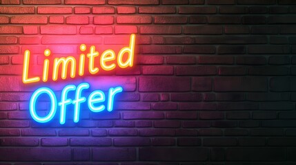 Obraz premium Cyber Monday concept. A vibrant neon sign reading 