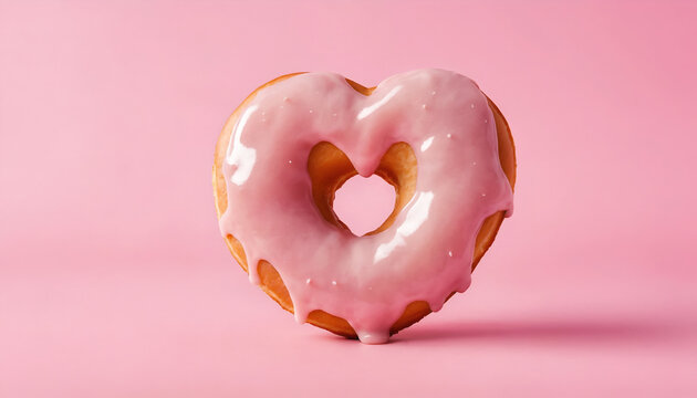 heart shaped donus 