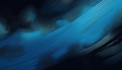 Fototapeta premium Abstract blue and black textured background design.