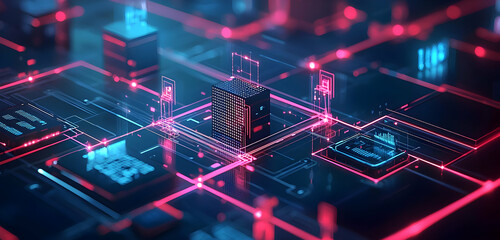 IT Asset Management (ITAM) concepts visualized, showcasing effective resource coordination across company technology and infrastructure systems.