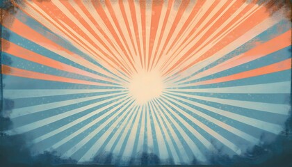 Obraz premium Abstract sunburst design with radial lines.