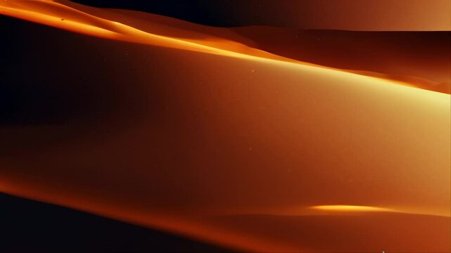 Abstract Grainy Gradient Background with Brown and Orange Glow for Dark Banner or Poster Design