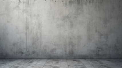 Abstract Gray Concrete Texture, Grunge Wall & Stone Floor Background for Design
