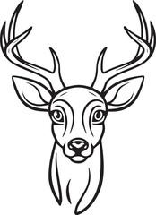 deer silhouette vector