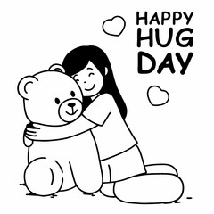 happy day illustration vector art, 