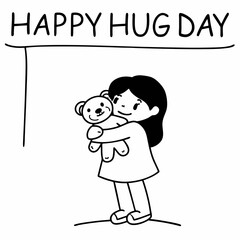 happy day illustration vector art, 