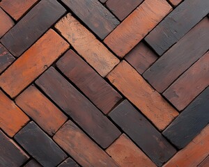 Weathered brick wall with historic pattern textures, cozy atmosphere, worn and warm, rustic and nostalgic