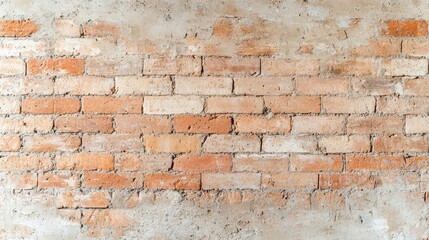Brick wall with faded historic patterns, cozy lighting, rustic and warm feel, weathered texture, high detail