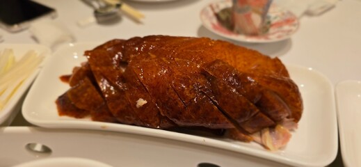 duck with potatoes