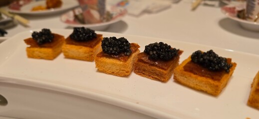 caviar with berries