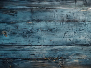 Obraz premium Exceptional Vintage Blue Old Grunge Wood Plank Texture Background