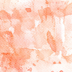 Fototapeta premium aged orange watercolor closeup.