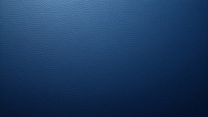 High-Resolution Navy Blue Leather Texture Background, Close-Up Grainy Cowhide Surface for Design Elements & Banner Templates