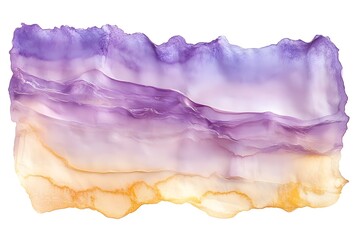 Fototapeta premium A purple and yellow painting with a wave pattern