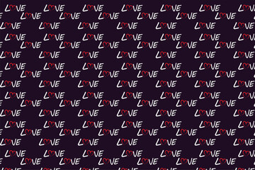 Valentine seamless background
