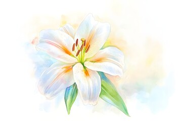 Fototapeta premium white and blue flowers