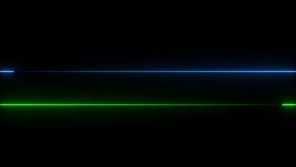 Light neon  line abstract black   background. 4k illustration image icon .