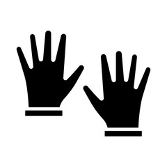 Obraz premium Cleaning Gloves Icon