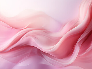 Obraz premium Superb Abstract Pink Clouds on Pastel Background
