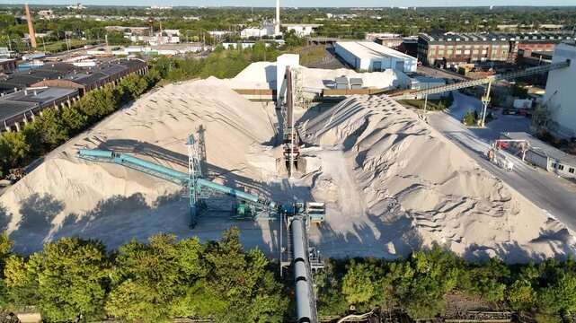 Industrial Gypsum Processing Plant
